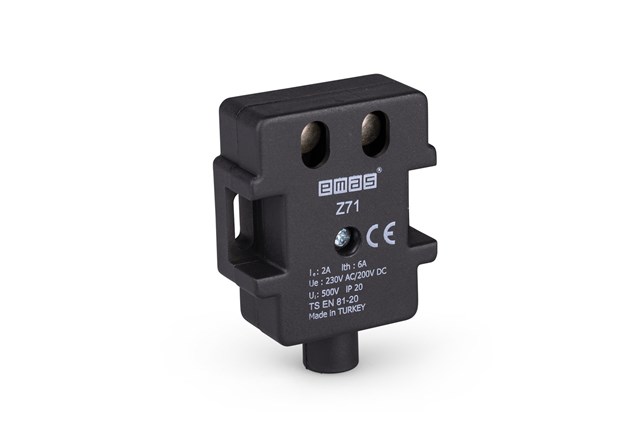 Z Series Socket Single Entry Black Elevator Door Switch